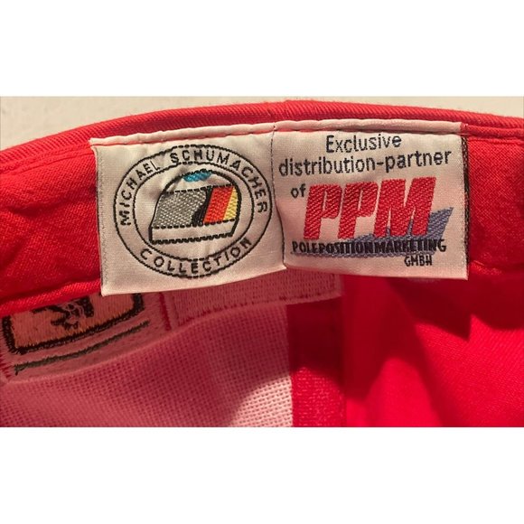 Dekra Ferrari 1998 Vintage Michael Schumacher Collection PPM Racing Cap Hat - Picture 8 of 8